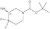 1-Piperidinecarboxylic acid, 3-amino-4,4-difluoro-, 1,1-dimethylethyl ester, (3S)-