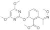 Ácido benzoico, 2-[(4,6-dimetoxi-2-pirimidinil)oxi]-6-[(1Z)-1-(metoximino)etil]-, éster metílico