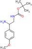 tert-butyl [2-amino-2-(4-methoxyphenyl)ethyl]carbamate