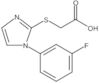 2-[[1-(3-Fluorophenyl)-1H-imidazol-2-yl]thio]acetic acid