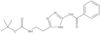 1,1-Dimethylethyl N-[2-[5-(benzoylamino)-1H-1,2,4-triazol-3-yl]ethyl]carbamate