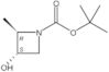 1-Azetidinecarboxylic acid, 3-hydroxy-2-methyl-, 1,1-dimethylethyl ester, (2R,3S)-