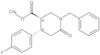 rel-Methyl (3R,4S)-4-(4-fluorophenyl)-6-oxo-1-(phenylmethyl)-3-piperidinecarboxylate