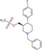 [(3S,4R)-1-benzyl-4-(4-fluorophenyl)piperidin-3-yl]methyl methanesulfonate