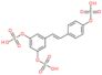 1,3-Benzenediol, 5-[(1E)-2-[4-(sulfooxy)phenyl]ethenyl]-, 1,3-bis(hydrogen sulfate)