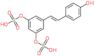 [3-[(E)-2-(4-hydroxyphenyl)vinyl]-5-sulfooxy-phenyl] hydrogen sulfate