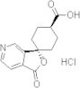 trans-1'-Oxo-spiro[cyclohexane-1,3'(1'H)-furo[3,4-c]pyridine]-4-carboxylic acid hydrochloride