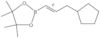 2-[(1E)-3-Cyclopentyl-1-propen-1-yl]-4,4,5,5-tetramethyl-1,3,2-dioxaborolane