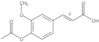 (2E)-3-[4-(Acetyloxy)-3-methoxyphenyl]-2-propenoic acid