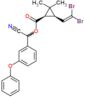 cyano(3-phenoxyphenyl)methyl (1R,3R)-3-(2,2-dibromoethenyl)-2,2-dimethylcyclopropanecarboxylate