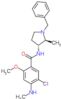 N-[(2S,3R)-1-benzyl-2-methylpyrrolidin-3-yl]-5-chloro-2-methoxy-4-(methylamino)benzamide