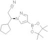 (betaR)-beta-cyclopentyl-4-(4,4,5,5-tetramethyl-1,3,2-dioxaborolan-2-yl)-1h-pyrazole-1-propanenitrile