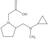 2-[(Cyclopropylmethylamino)methyl]-1-pyrrolidineacetic acid