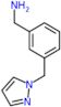 1-[3-(1H-pyrazol-1-ylmethyl)phenyl]methanamine