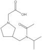 Ácido 3-[[acetil(1-metiletil)amino]metil]-1-pirrolidinaacético