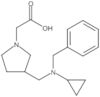 3-[[Cyclopropyl(phenylmethyl)amino]methyl]-1-pyrrolidineacetic acid