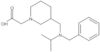 3-[[(1-Methylethyl)(phenylmethyl)amino]methyl]-1-piperidineacetic acid