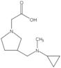 3-[(Cyclopropylmethylamino)methyl]-1-pyrrolidineacetic acid