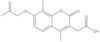 4,8-Dimethyl-7-[(2-methyl-2-propen-1-yl)oxy]-2-oxo-2H-1-benzopyran-3-acetic acid