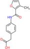 (4-{[(3-methylfuran-2-yl)carbonyl]amino}phenyl)acetic acid