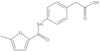 4-[[(5-Methyl-2-furanyl)carbonyl]amino]benzeneacetic acid