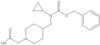 4-[[Cyclopropyl[(phenylmethoxy)carbonyl]amino]methyl]-1-piperidineacetic acid