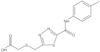 2-[[[5-[[(4-Methylphenyl)amino]carbonyl]-1,3,4-thiadiazol-2-yl]methyl]thio]acetic acid