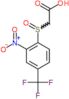 {[2-nitro-4-(trifluoromethyl)phenyl]sulfinyl}acetic acid