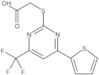 2-[[4-(2-Thienyl)-6-(trifluoromethyl)-2-pyrimidinyl]thio]acetic acid