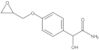 α-Hydroxy-4-(2-oxiranylmethoxy)benzeneacetamide