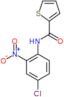 N-(4-chloro-2-nitrophenyl)thiophene-2-carboxamide