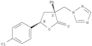2(3H)-Furanone,5-(4-chlorophenyl)dihydro-3-phenyl-3-(1H-1,2,4-triazol-1-ylmethyl)-,(3R,5S)-rel-
