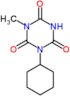 1-cyclohexyl-3-methyl-1,3,5-triazinane-2,4,6-trione