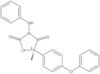 (5S)-5-Methyl-5-(4-phenoxyphenyl)-3-(phenylamino)-2,4-oxazolidinedione