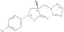 2(3H)-Furanone,5-(4-chlorophenyl)dihydro-3-phenyl-3-(1H-1,2,4-triazol-1-ylmethyl)-,(3R,5R)-rel-