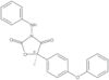 (5R)-5-Methyl-5-(4-phenoxyphenyl)-3-(phenylamino)-2,4-oxazolidinedione