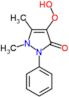 4-hydroperoxy-1,5-dimethyl-2-phenyl-1,2-dihydro-3H-pyrazol-3-one