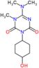 6-(dimethylamino)-3-(4-hydroxycyclohexyl)-1-methyl-1,3,5-triazine-2,4(1H,3H)-dione