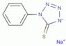 5H-Tetrazole-5-thione, 1,2-dihydro-1-phenyl-, sodium salt (1:1)