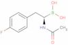 Boronic acid, [1-(acetylamino)-2-(4-fluorophenyl)ethyl]-, (R)-