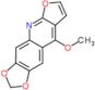 9-methoxy[1,3]dioxolo[4,5-g]furo[2,3-b]quinoline