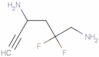 2,2-difluoro-5-hexyne-1,4-diamine