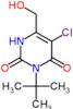 3-tert-butyl-5-chloro-6-(hydroxymethyl)pyrimidine-2,4(1H,3H)-dione