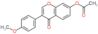 7-(Acetyloxy)-3-(4-methoxyphenyl)-4H-1-benzopyran-4-one