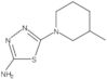 5-(3-Methyl-1-piperidinyl)-1,3,4-thiadiazol-2-amine