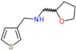 1-(tetrahydrofuran-2-yl)-N-(thiophen-3-ylmethyl)methanamine