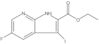 Etil 5-fluoro-3-iodo-1H-pirrolo[2,3-b]piridina-2-carbossilato