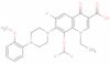 1-Ethyl-8-difluoromethoxy-6-fluoro-1,4-didehydro-7-[4-(2-methoxyphenyl )-1-piperazinyl]-4-oxoqui...