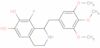 8-Fluoro-1,2,3,4-tetrahydro-1-((3,4,5-trimethoxyphenyl)methyl)-6,7-iso quinolinediol