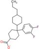 4-(3,4-difluorophenyl)-4-(4-propylcyclohexyl)cyclohexanecarboxylate